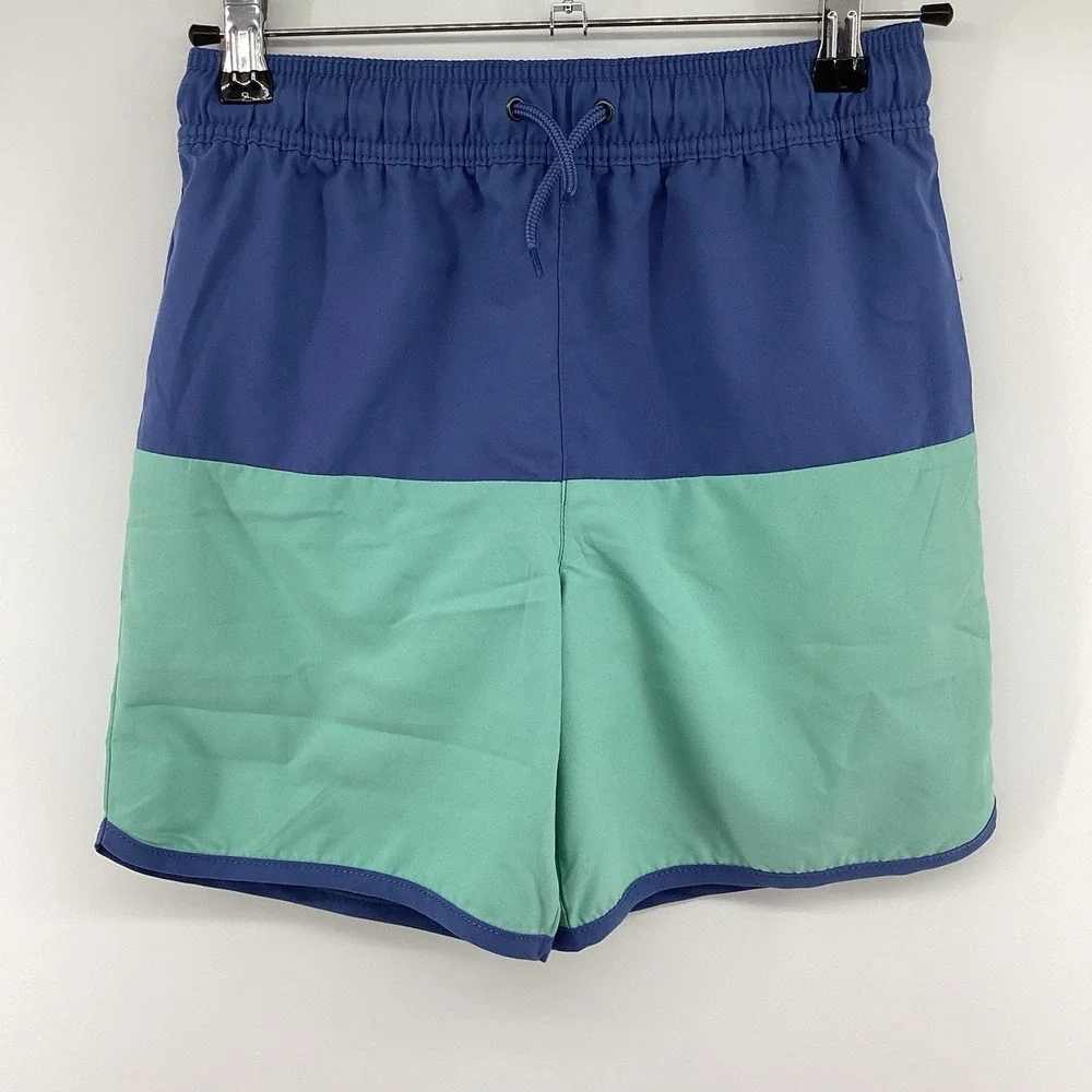 Boys Carter's Color Block Swim Trunks- Blue/Green- 10- NWT‎